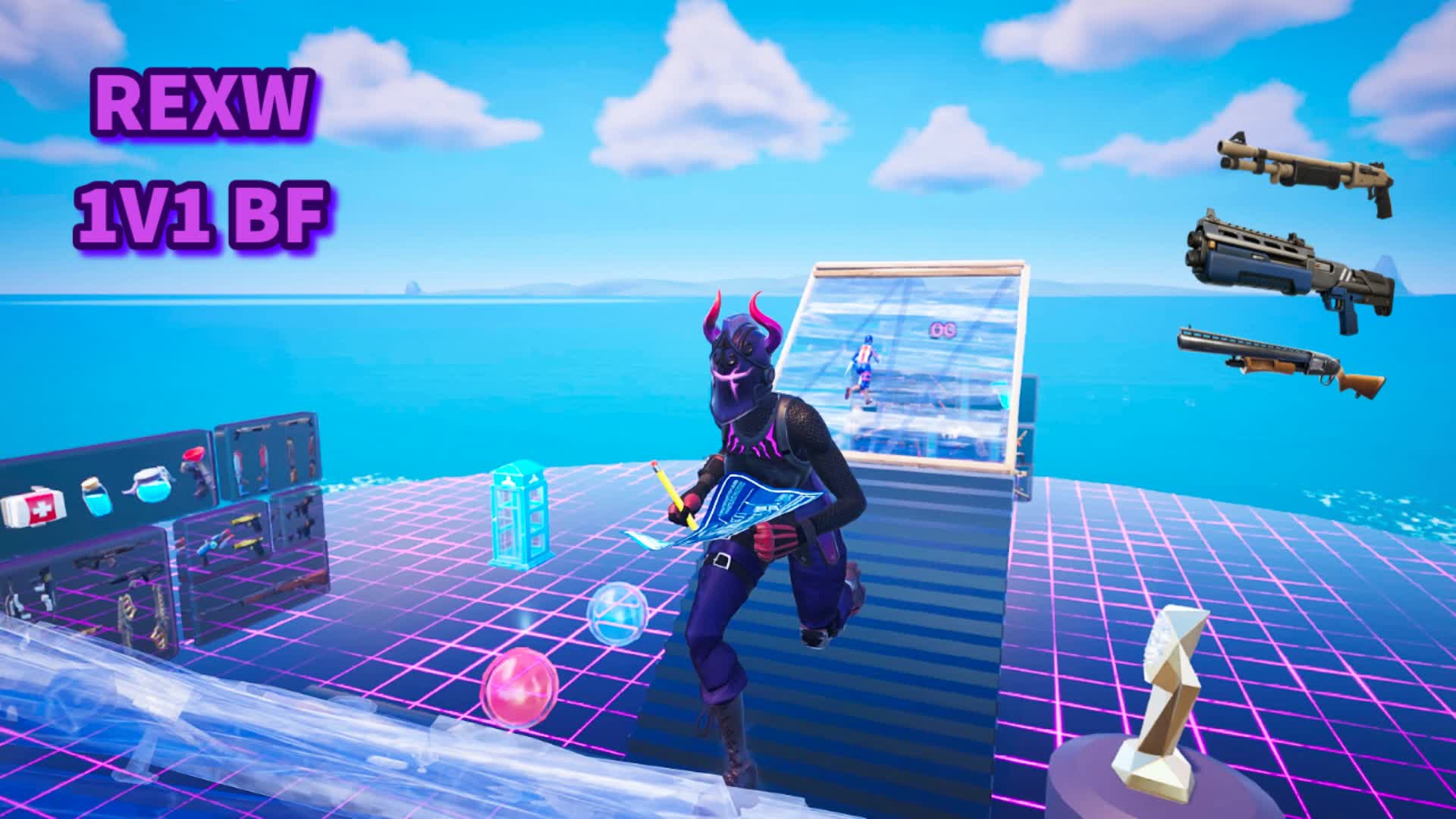 REXW 1v1 BF — Fortnite Creative map