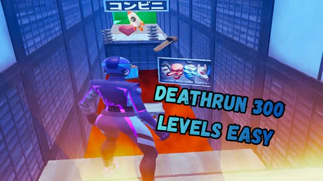 DEATHRUN 300 LEVELS EASY — Fortnite Creative map