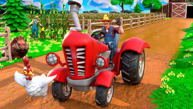 FARM SIMULATOR🌾 — Fortnite Creative map cover art