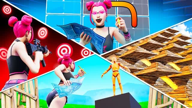 Elite Aim Edit Piece Practice🎯 [HaloBT] — Fortnite Creative map
