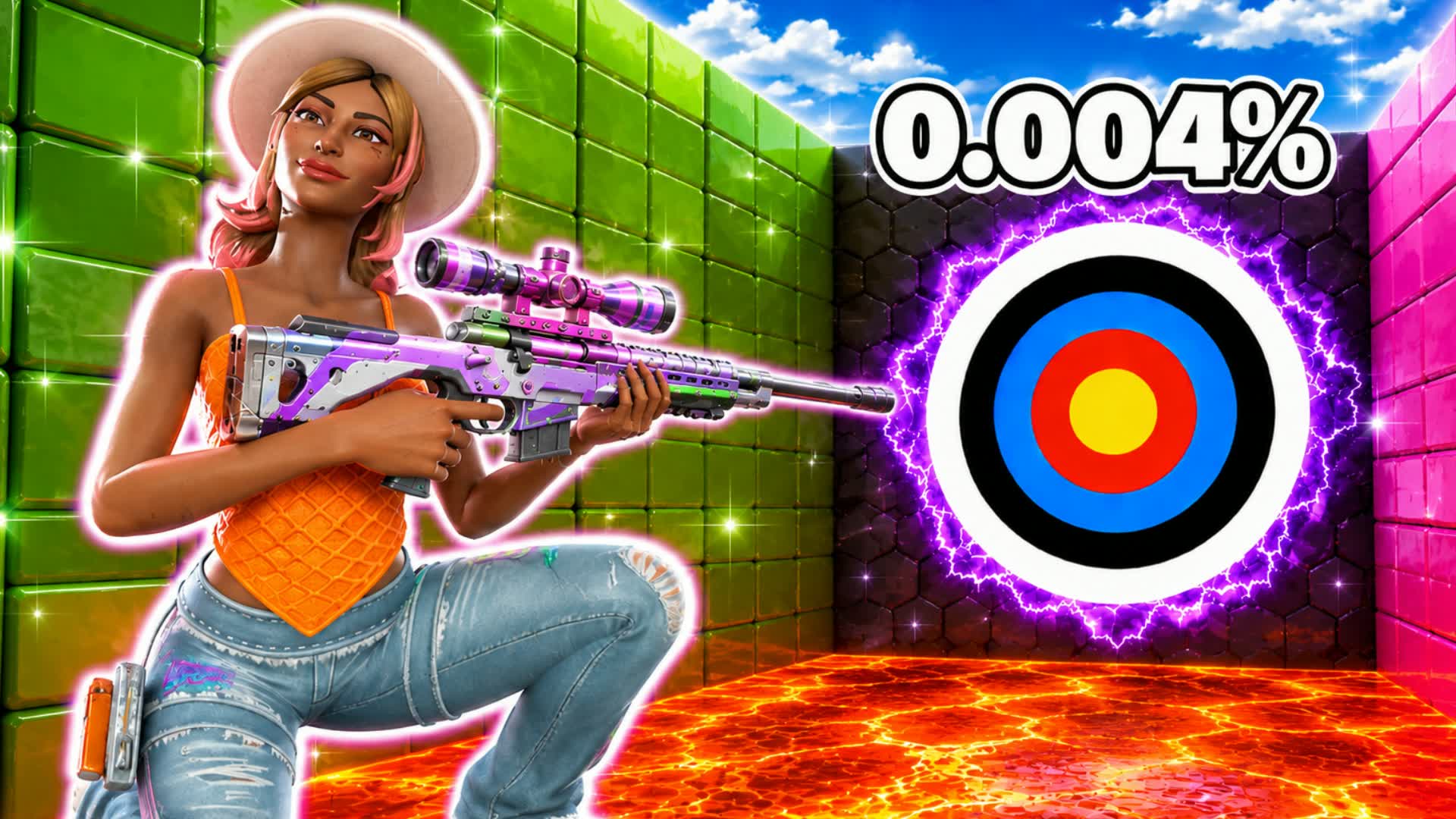 🚇 TRICKSHOT PARKOUR SUBWAY FAST EZ🎯 — Fortnite Creative map