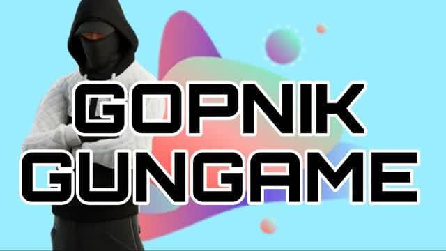 Gopnik Gun Game — Fortnite Creative map cover art