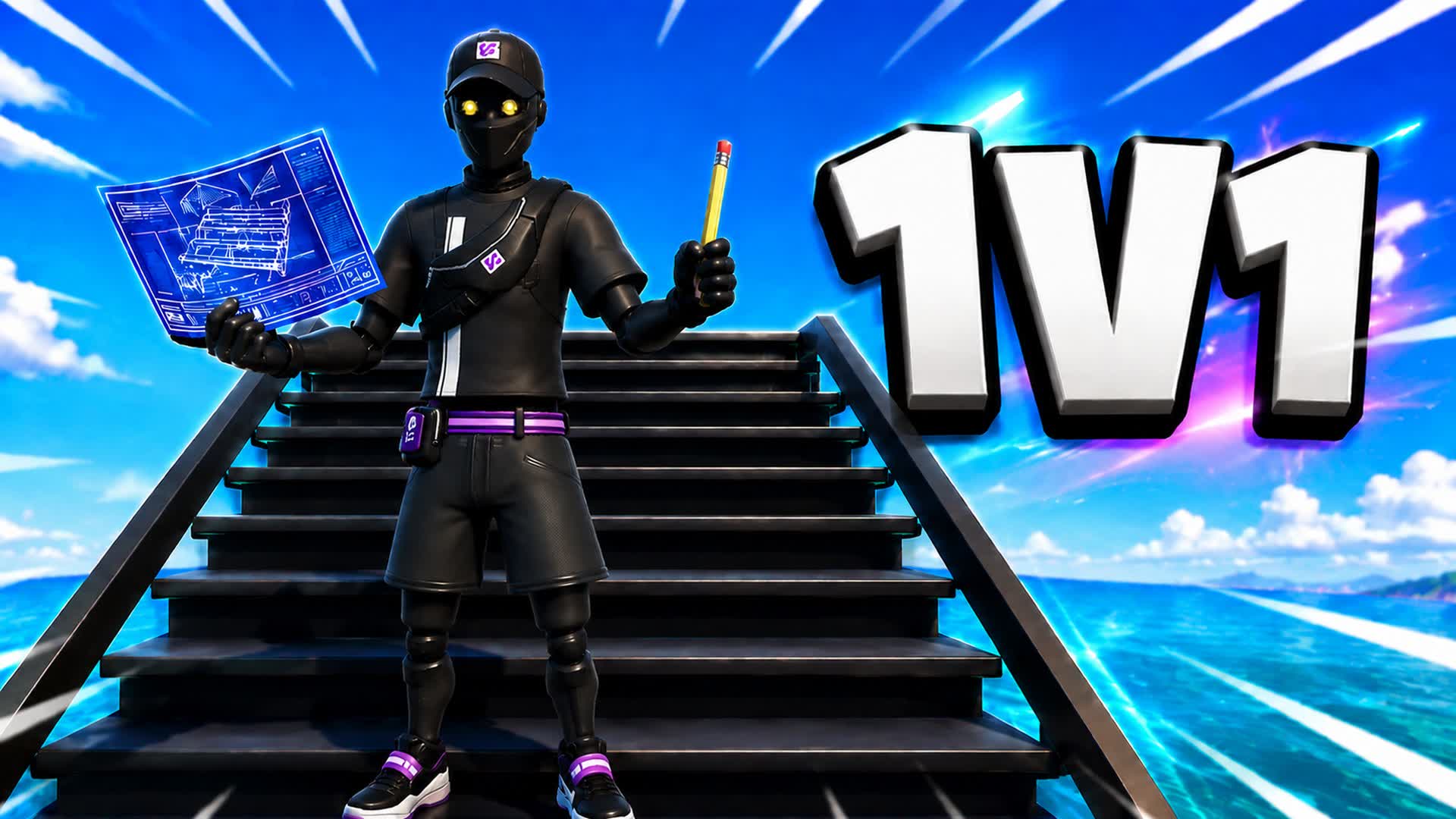 1v1 Build Fight Map — Fortnite Creative map