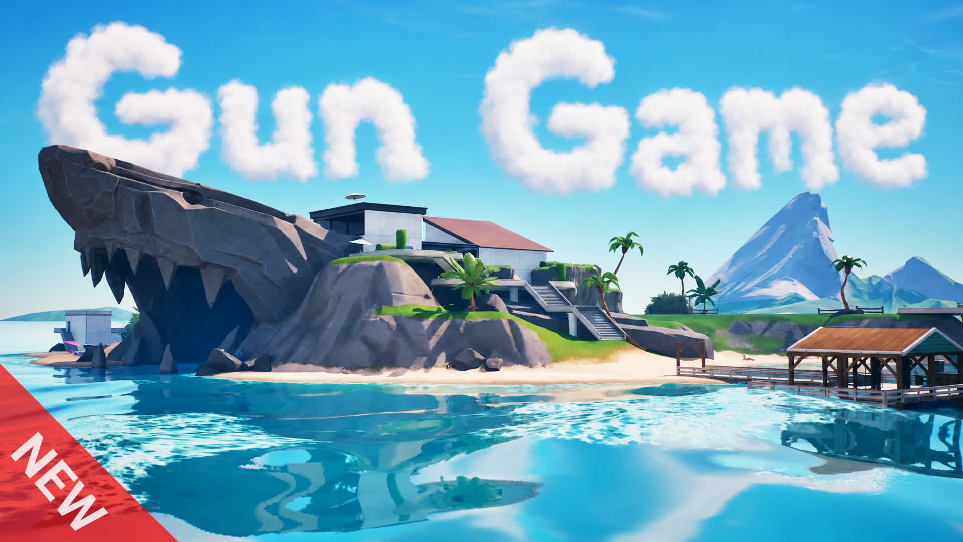 [NEW] THE SHARK GUN GAME 🦈 — Fortnite Creative map