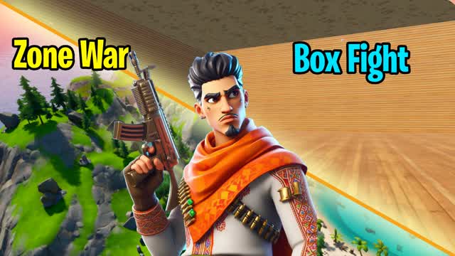 BOX FIGHT & ZONE WAR — Fortnite Creative map