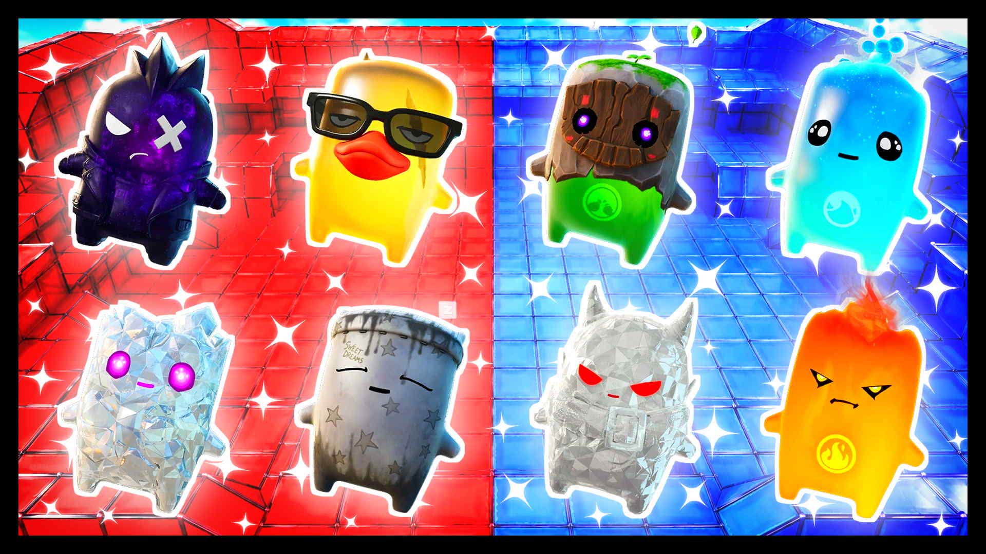 CHOOSE THE SHOT RED VS BLUE 🔴🔵 — Fortnite Creative map