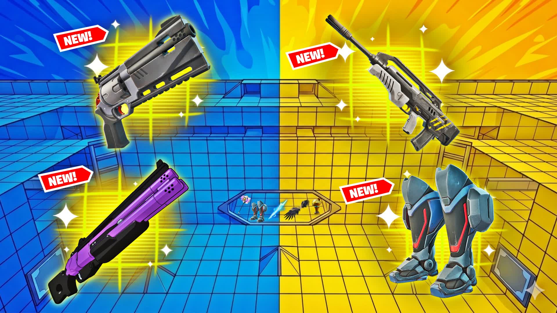 STAR WARS YELLOW VS BLUE — Fortnite Creative map