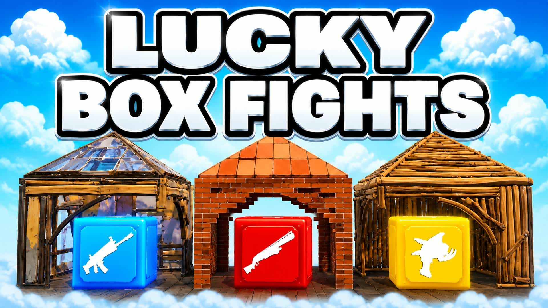 LUCKY BLOCK BOX PVP ⭐ — Fortnite Creative map