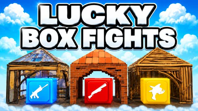 LUCKY BLOCK BOX PVP ⭐ — Fortnite Creative map cover art