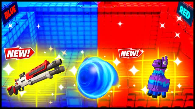 RED VS BLUE COMPOSED RECOVERY 🔴🔵 — Fortnite Creative map cover art