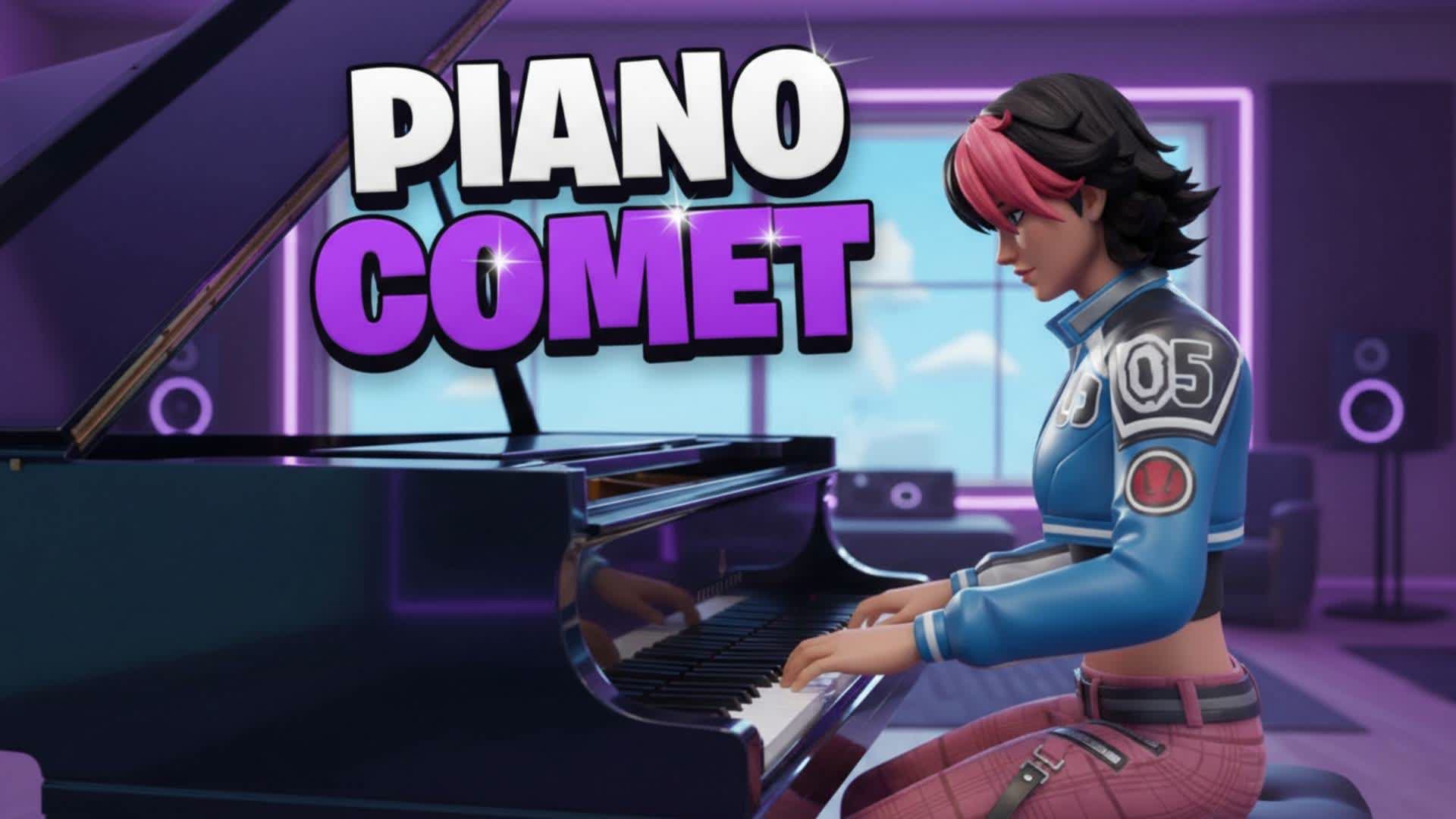 Piano Comet — Fortnite Creative map