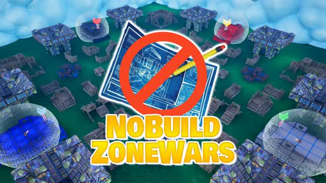 No Build Zone Wars ☁ — Fortnite Creative map cover art