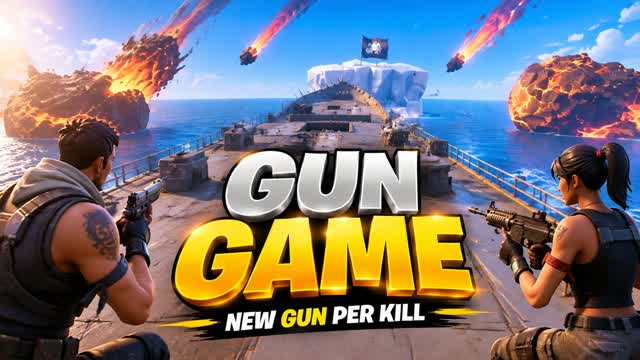 🔥 YACHT GUN GAME 🚢 NEW GUN PER KILL! — Fortnite Creative map