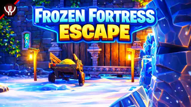 Frozen Fortress Escape — Fortnite Creative map cover art