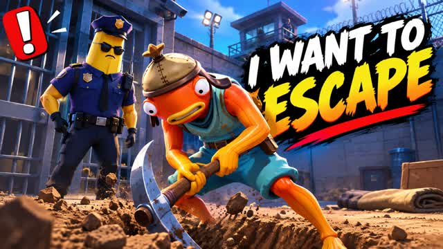 I Dug My Way Out？？ — Fortnite Creative map cover art