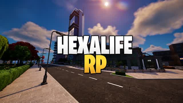 HEXA LIFE RP - 🌆 — Fortnite Creative map cover art