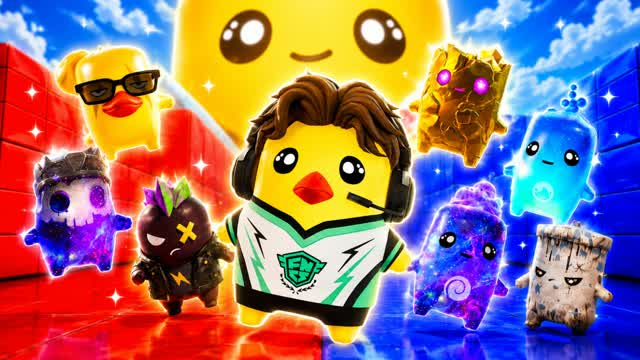 Crazy TEAM VS TEAM FIGHT RVB — Fortnite Creative map