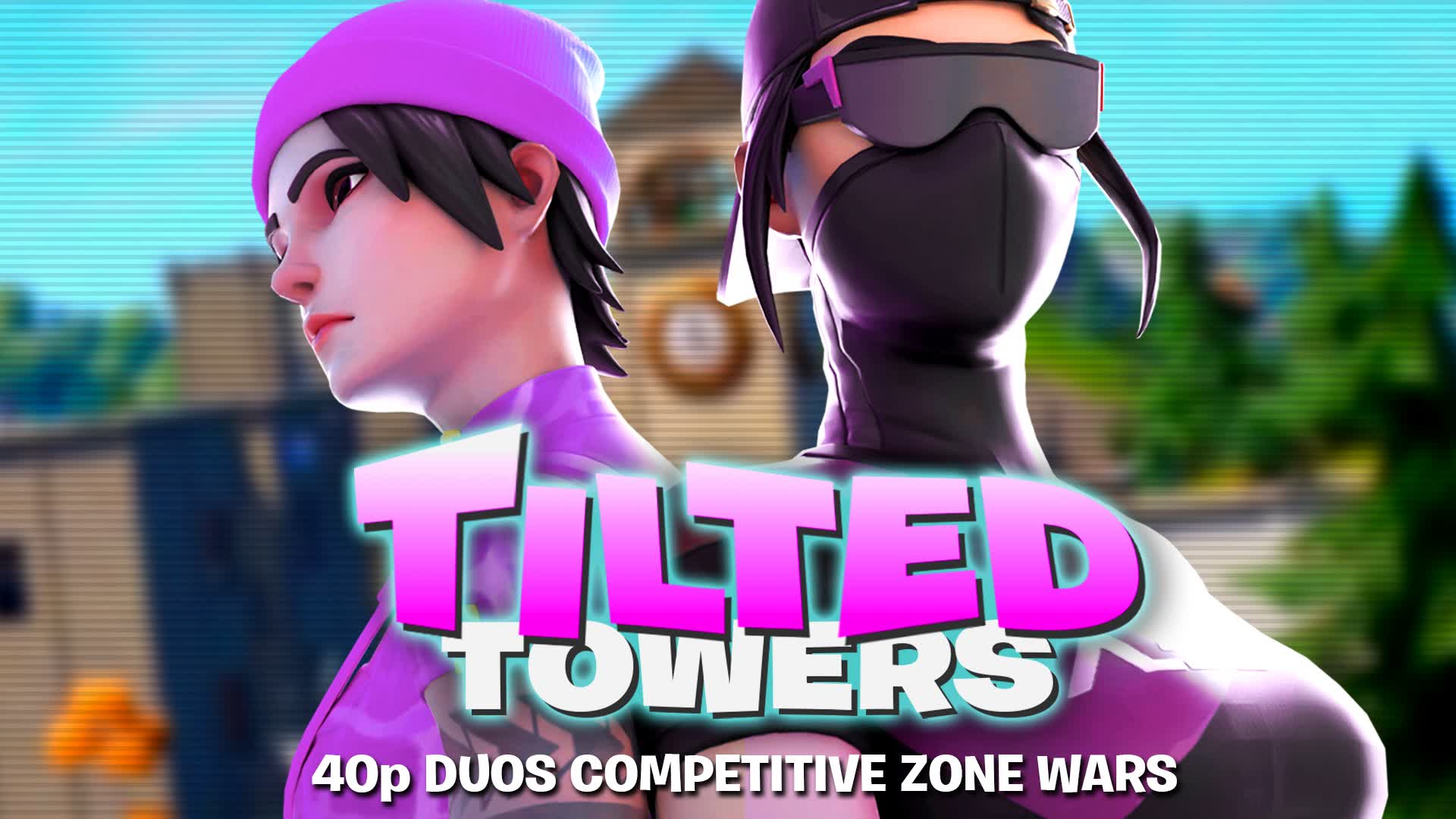 Tilted Towers Zone Wars [Duo 40p] — Fortnite Creative map