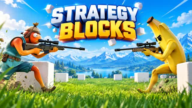 STRATEGY BLOCK PVP 2D — Fortnite Creative map
