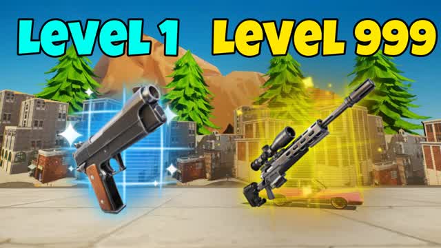TILTED GUN GAME — Fortnite Creative map cover art