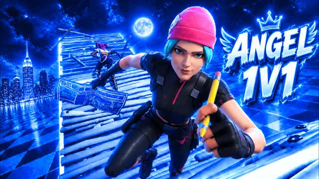Angel 1v1 Build Fights (200 Pumps) — Fortnite Creative map