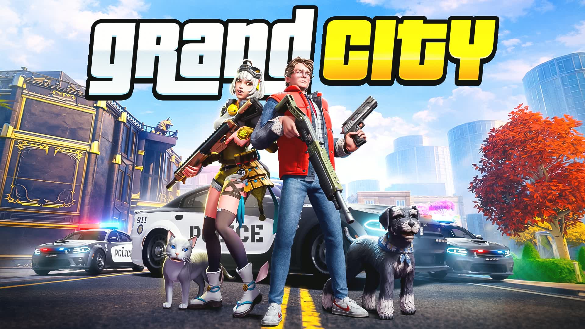 Grand City⭐قراند سيتي — Fortnite Creative map