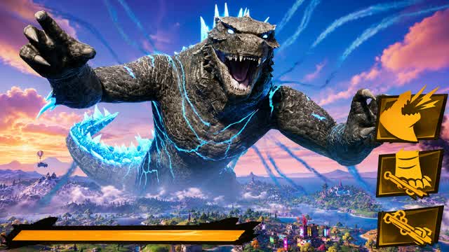 GODZILLA BOSS BATTLE CITY FFA — Fortnite Creative map