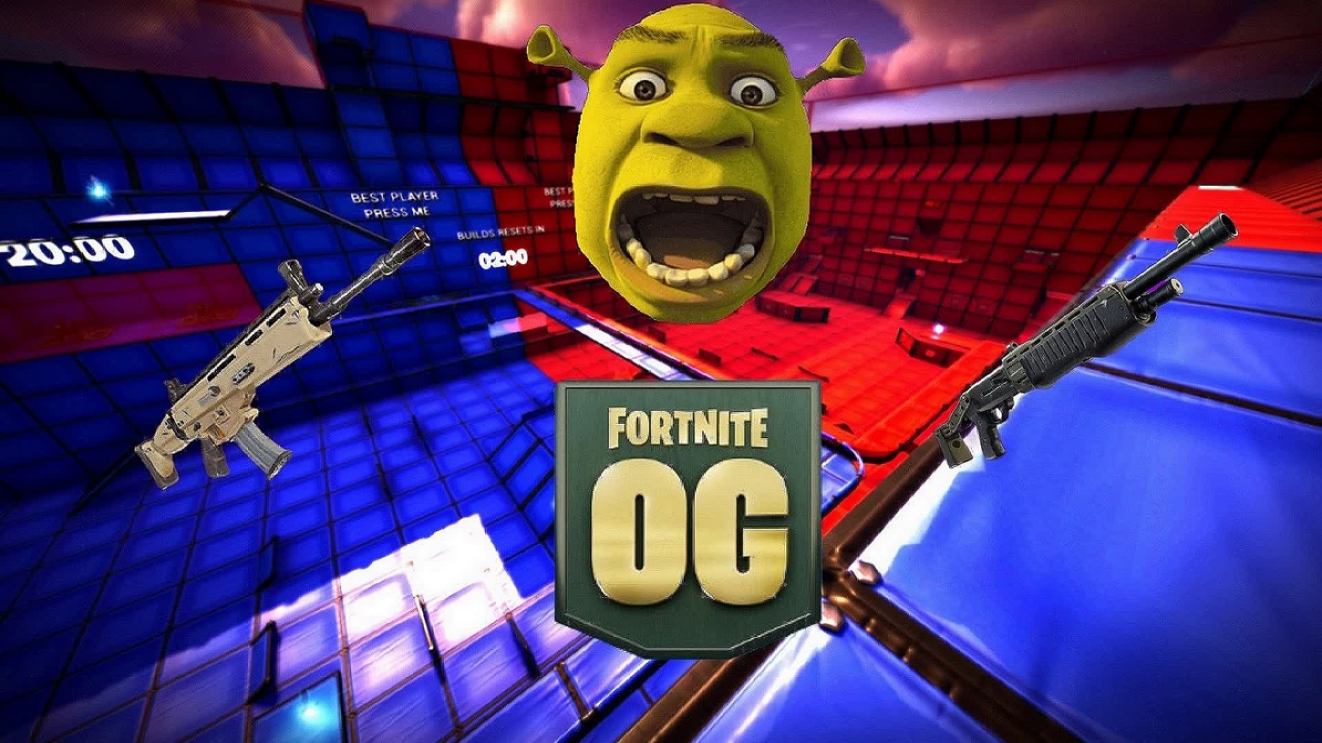 🔮MYSTERY RED VS BLUE🔮 — Fortnite Creative map