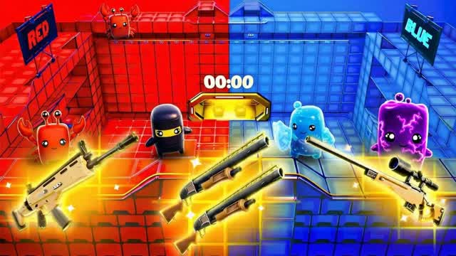 CRAZY RVB RED VS BLUE RVB — Fortnite Creative map