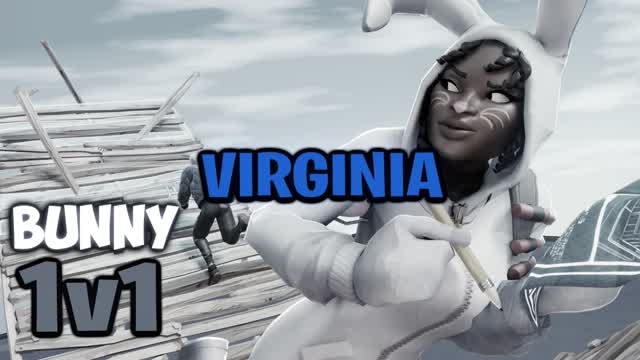 Bailout Bunny SMOOTH 1v1/FFA (Virginia) — Fortnite Creative map cover art