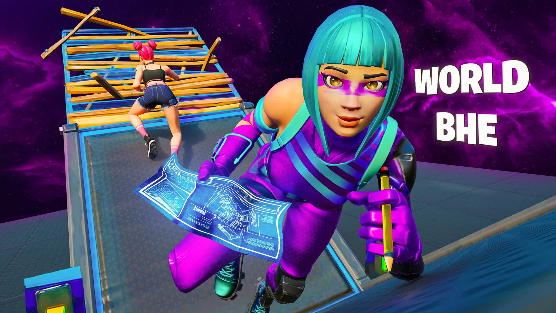 WORLD 1V1 BHE - ALL WEAPONS — Fortnite Creative map