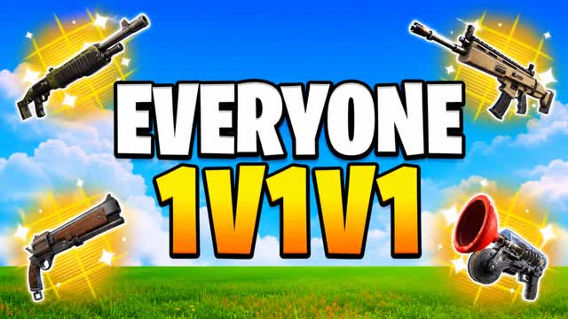 1v1v1 Everyone — Fortnite Creative map
