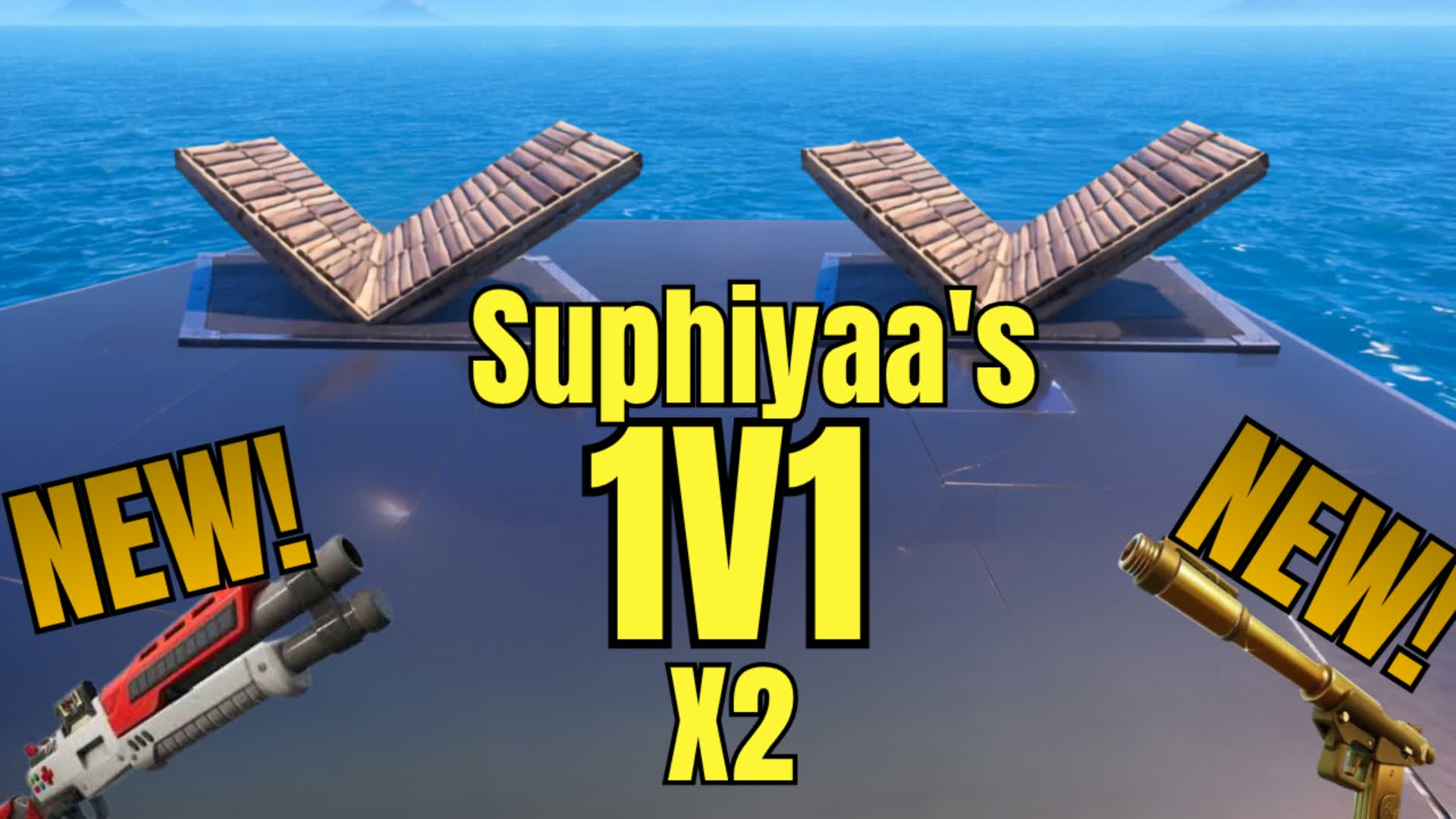 Suphiyaa's 1v1 X2 — Fortnite Creative map