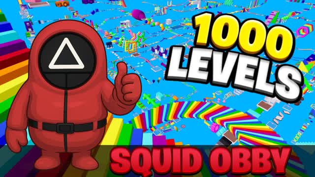 SQUID OBBY EASY 1000 LVLS — Fortnite Creative map