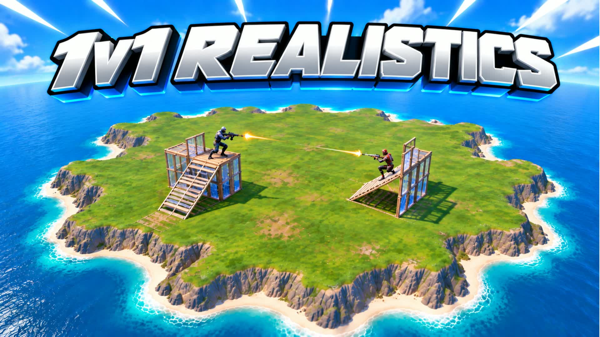 1v1 Realistics — Fortnite Creative map