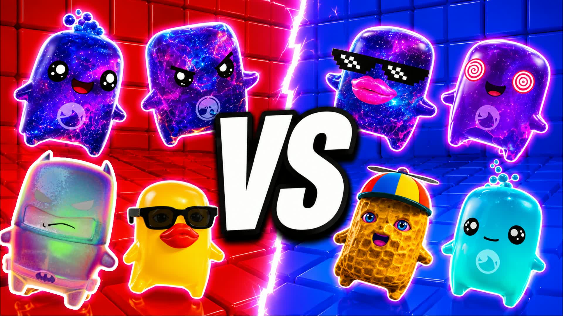 BLUE VS RED FLASH PHASE 🔵🔴 — Fortnite Creative map