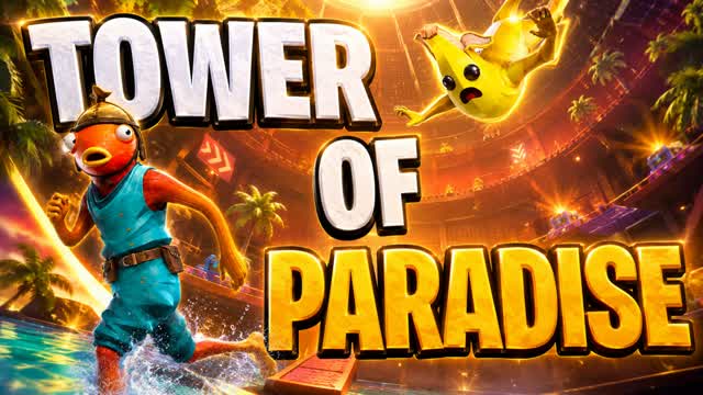 🧡 TOWER OF PARADISE 🧡 — Fortnite Creative map cover art