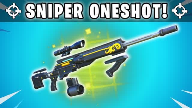 CRAZY SNIPER ONE SHOT💥SNIPER GAME — Fortnite Creative map