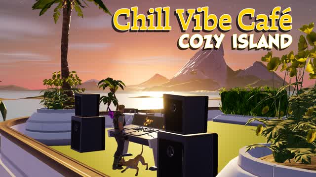 Chill Vibe Café: Cozy Island — Fortnite Creative map