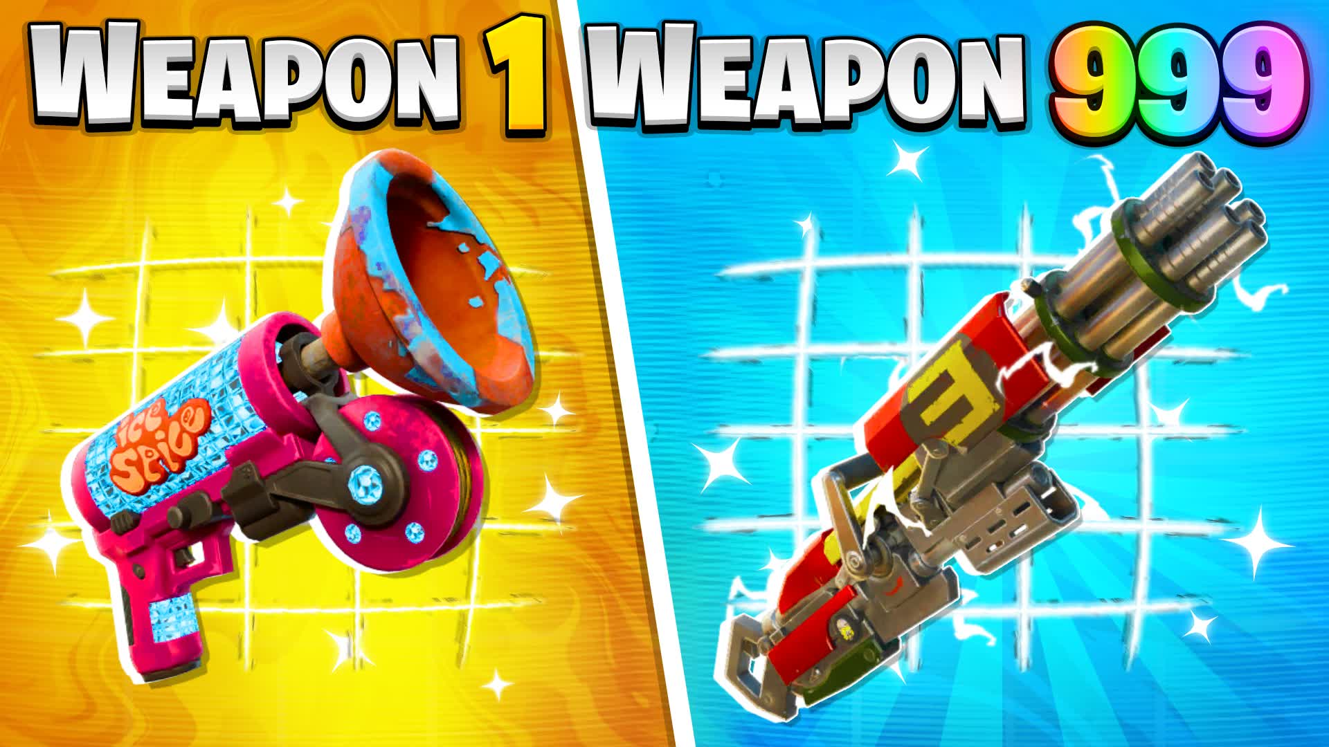 ULTIMATE CHAOS🔫GUN GAME🎯ONE SHOT⭐️ — Fortnite Creative map