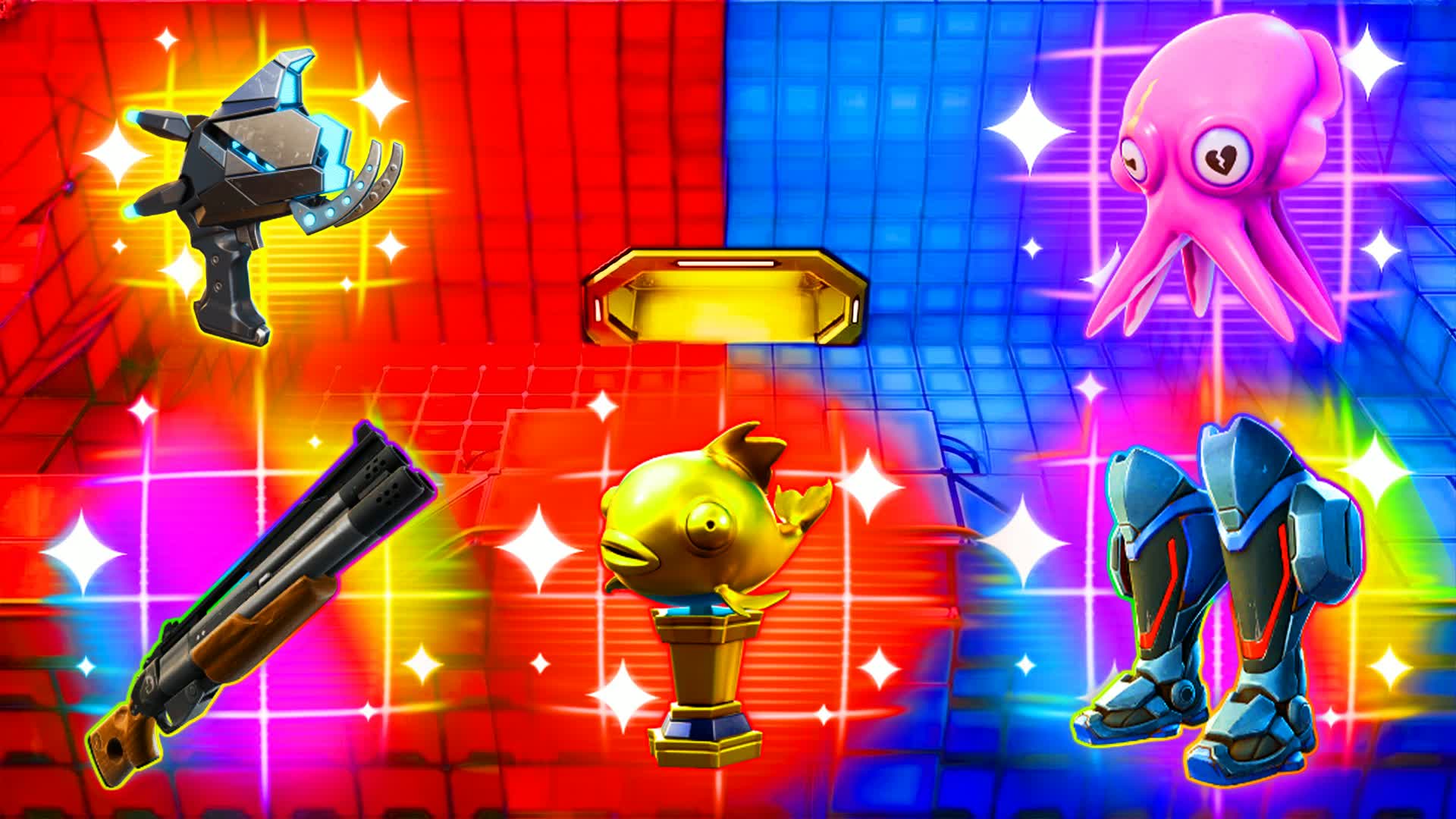 RVB RED🔴VS🔵BLEU — Fortnite Creative map