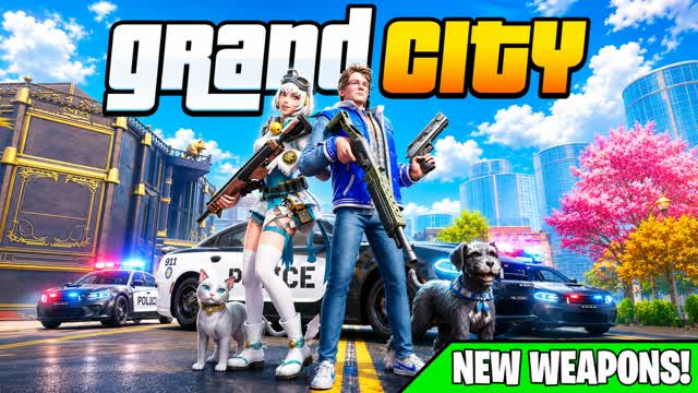RACE CAR CITY ⭐ — Fortnite Creative map