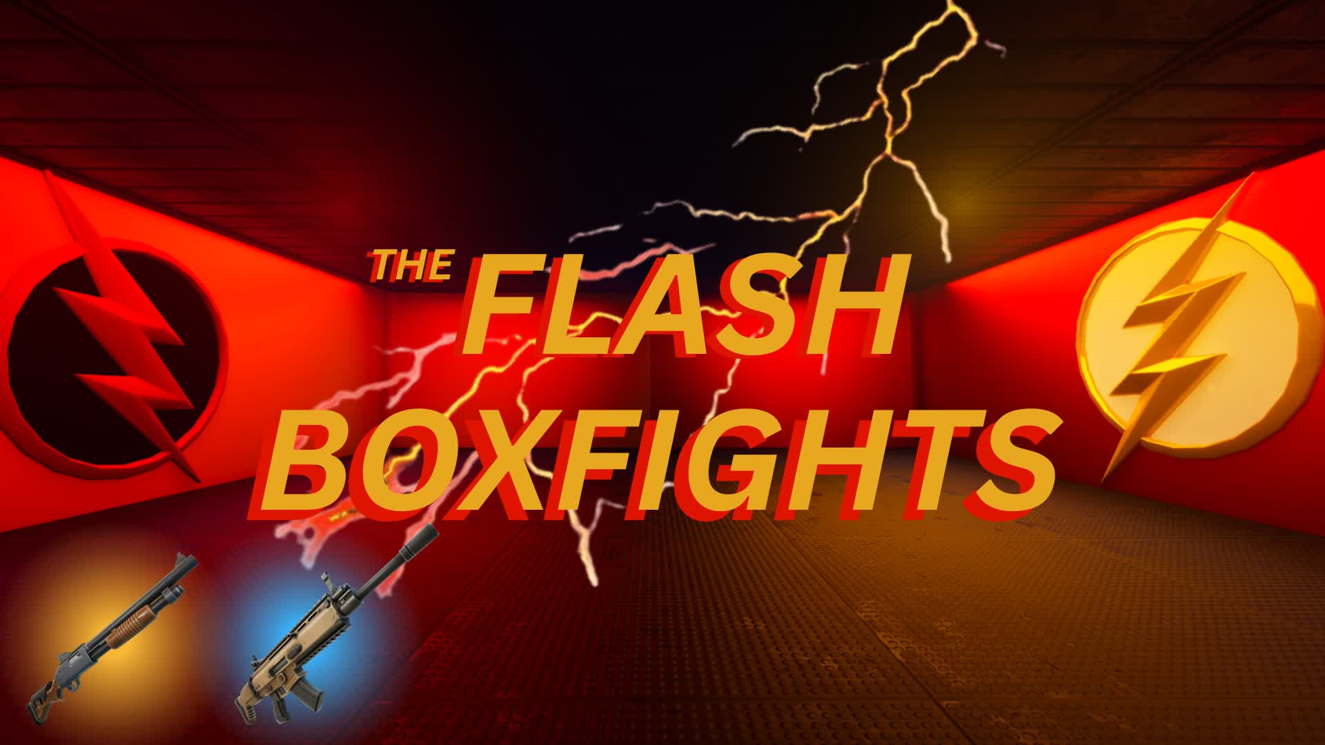 The Flash Box Fight 2v2⚡ — Fortnite Creative map