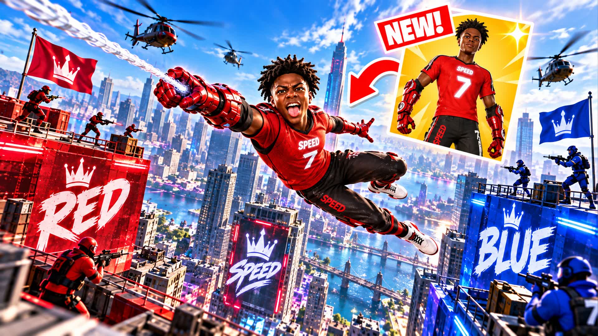 RED VS BLUE NEXTMOVE VISION 🔴🔵 — Fortnite Creative map