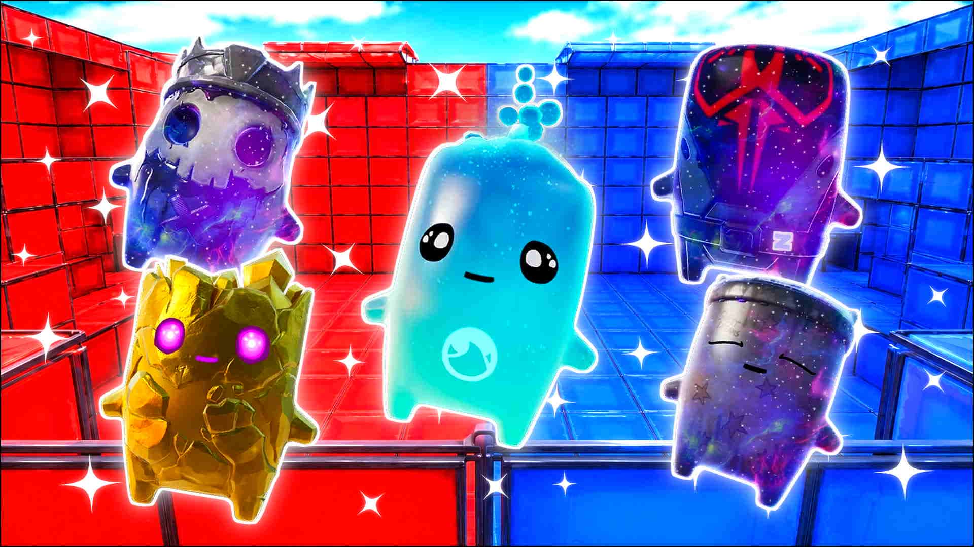 RED VS BLUE CONTROL YOUR MOMENT 🔴🔵 — Fortnite Creative map
