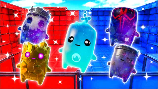 RED VS BLUE CONTROL YOUR MOMENT 🔴🔵 — Fortnite Creative map cover art