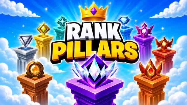 RANKED PILLARS — Fortnite Creative map cover art