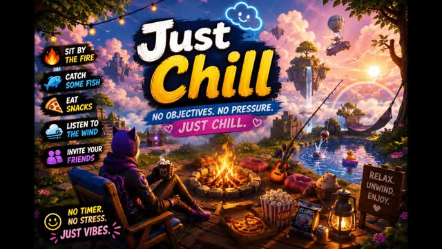 Just chill safe haven — Fortnite Creative map cover art