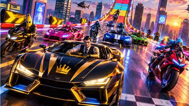 🚔DRIVE CITY - TODAS AS ARMAS — Fortnite Creative map