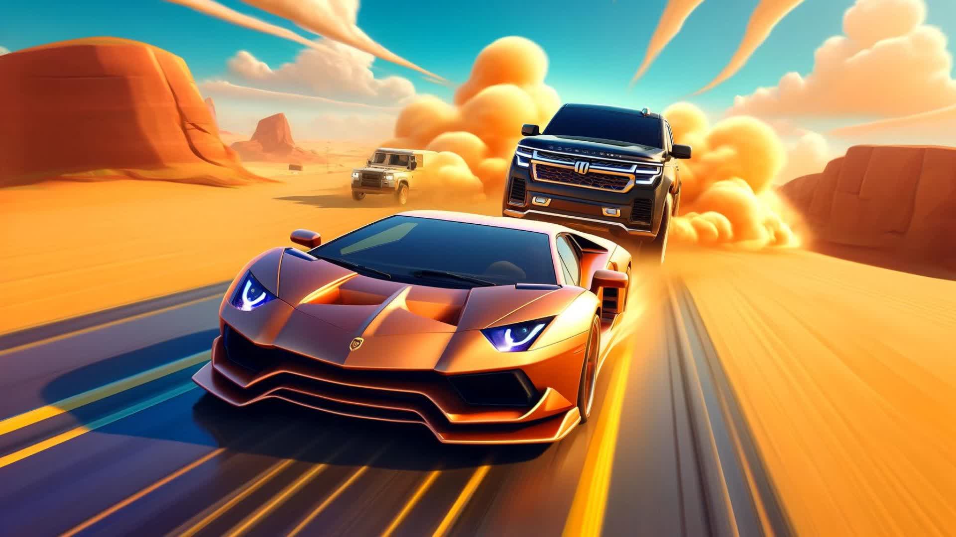 🚓OPEN WORLD 💥WEAPONS&CARS — Fortnite Creative map